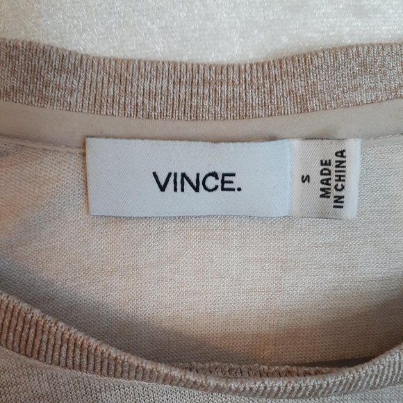 Vince pullover light tan, Size S - Picture 2 of 6